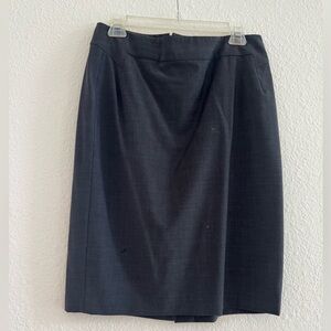 Ann Taylor Gray Pencil Skirt